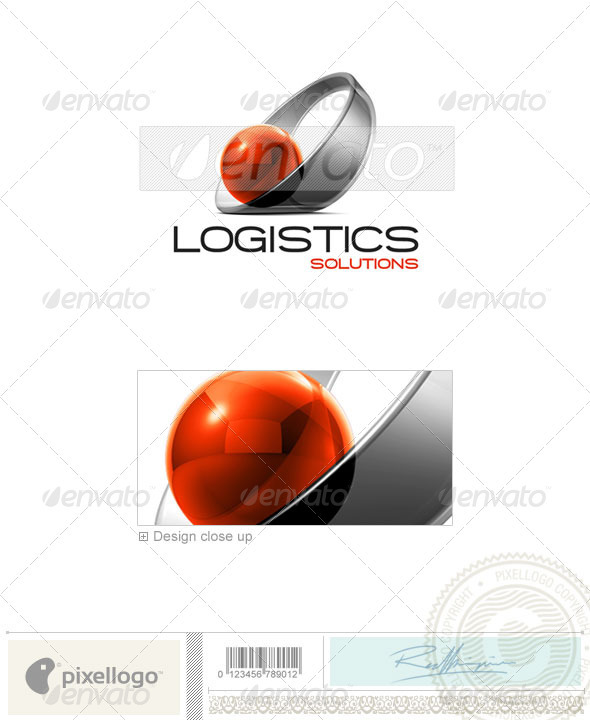 Communications Logo - 3D-410 - 3d Abstract