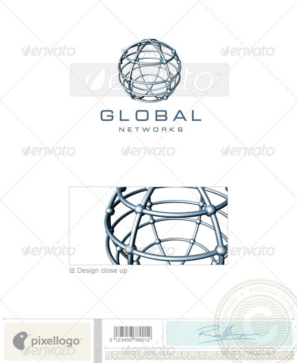 Communications Logo - 3D-234 - 3d Abstract