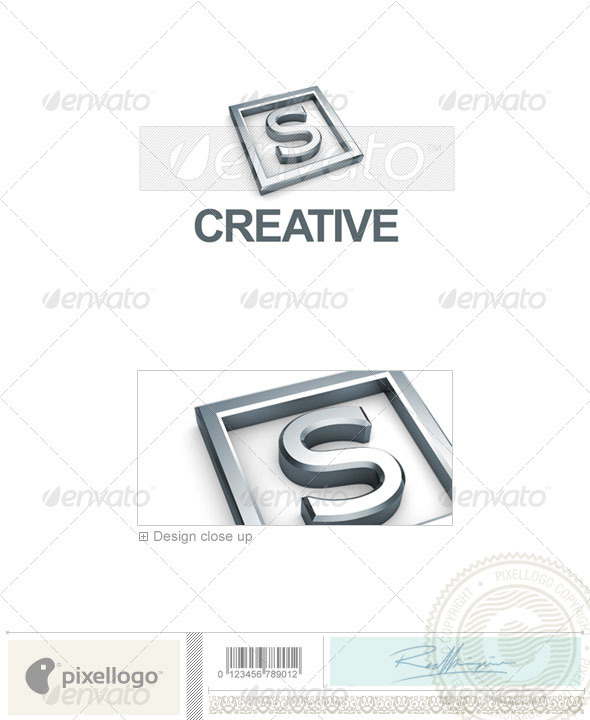 S Logo - 3D-295-S - Letters Logo Templates