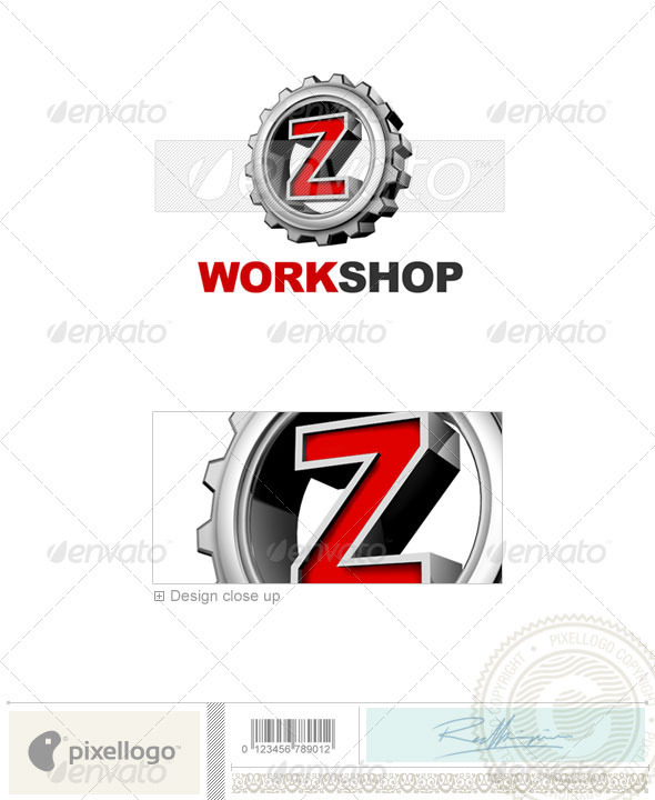 Z Logo - 3D-292-Z - Letters Logo Templates