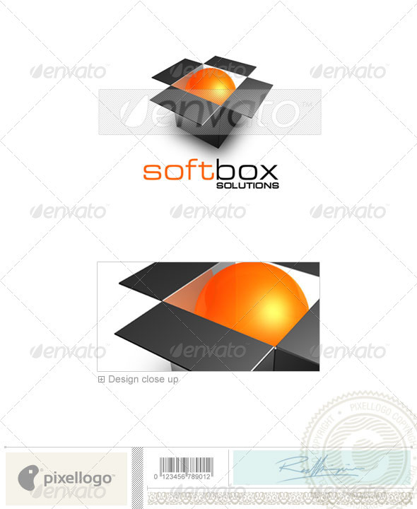 Technology Logo - 3D-154 - 3d Abstract