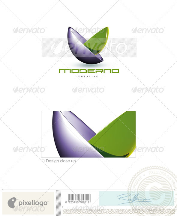 Print & Design Logo - 3D-89 - 3d Abstract