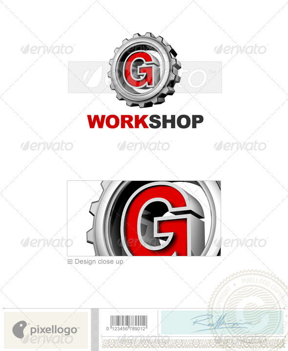 G Logo - 3D-292-G - Letters Logo Templates
