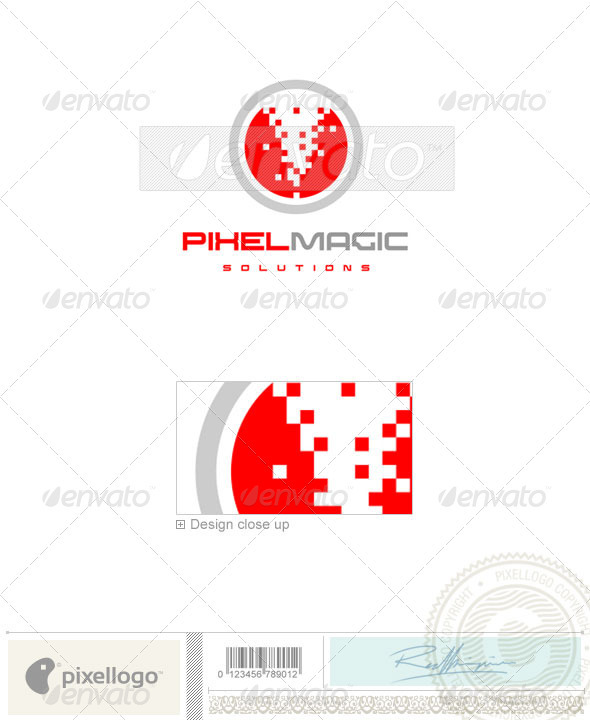 Print & Design Logo - 481 - Vector Abstract