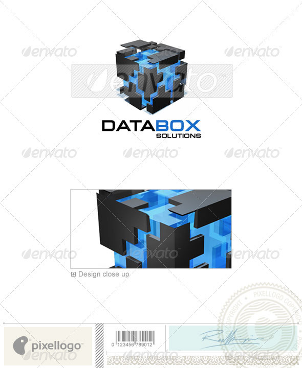 Technology Logo - 3D-255 - 3d Abstract