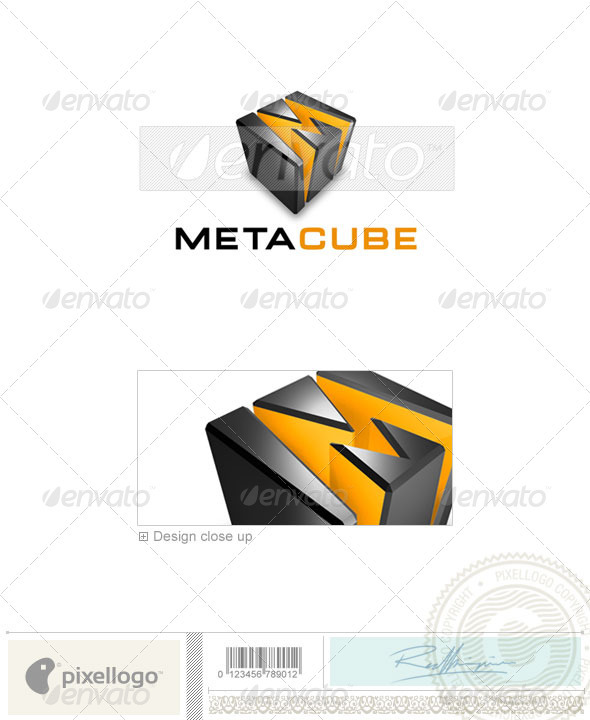 Technology Logo - 3D-339 - 3d Abstract
