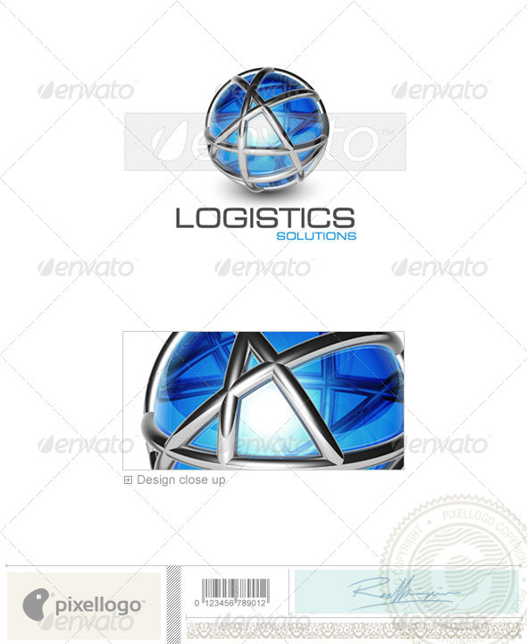 Communications Logo - 3D-474 - 3d Abstract