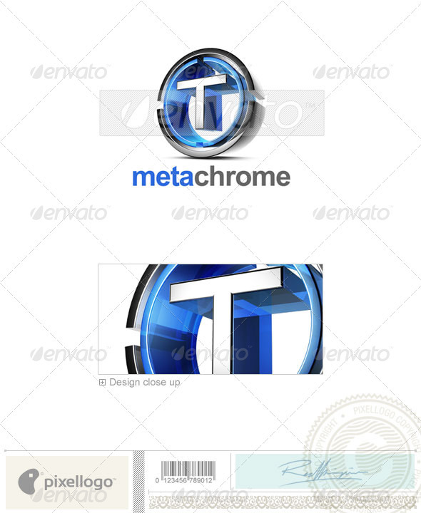 T Logo - 3D-476-T - Letters Logo Templates