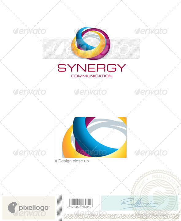Communications Logo - 1800 - Vector Abstract
