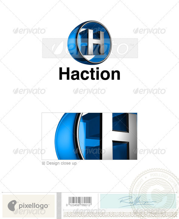 H Logo - 3D-438-H - Letters Logo Templates