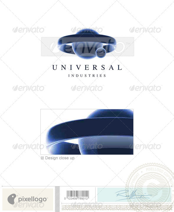 Communications Logo - 3D-110 - 3d Abstract