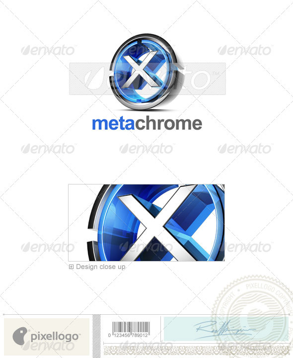 X Logo - 3D-476-X - Letters Logo Templates