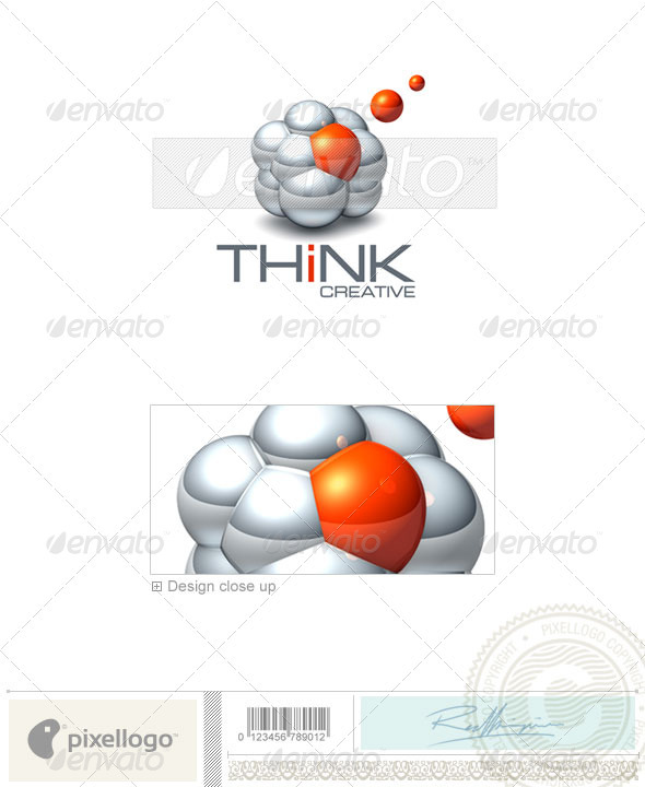 Technology Logo - 3D-430 - 3d Abstract
