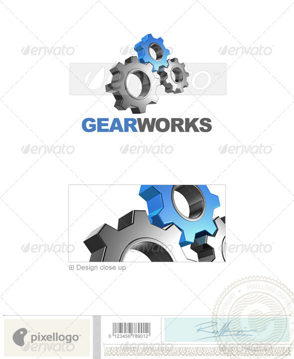 Industry & Science Logo - 3D-454 - 3d Abstract