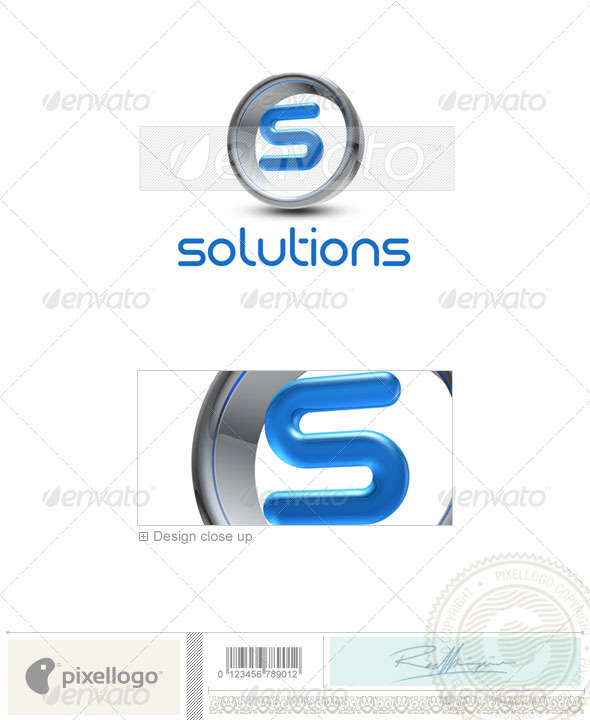 S Logo - 3D-288-S - Letters Logo Templates