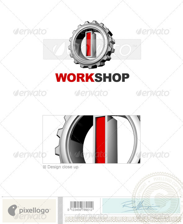 I Logo - 3D-292-I - Letters Logo Templates