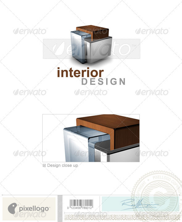 Home & Office Logo - 3D-484 - 3d Abstract