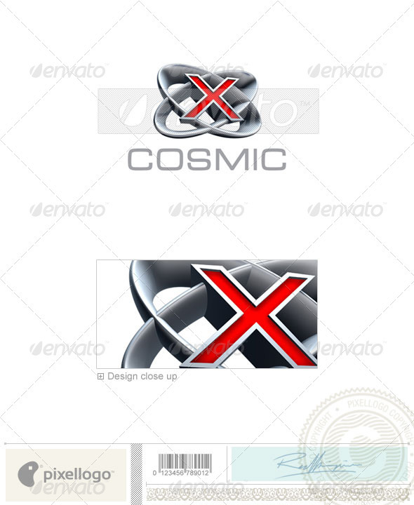 X Logo - 3D-348-X - Letters Logo Templates
