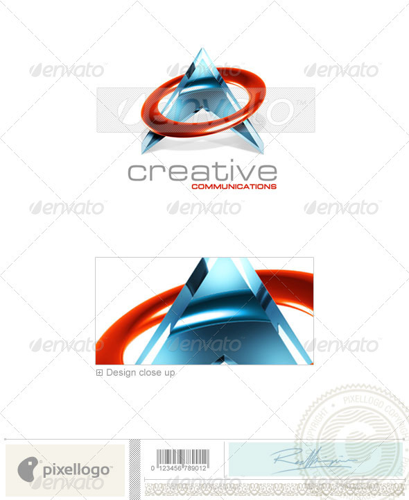 Communications Logo - 3D-127 - 3d Abstract