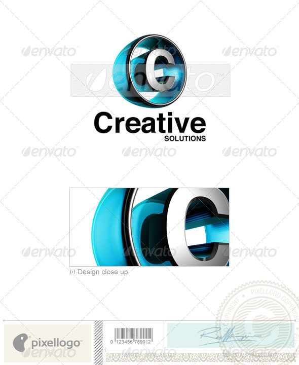 C Logo - 3D-438-C - Letters Logo Templates