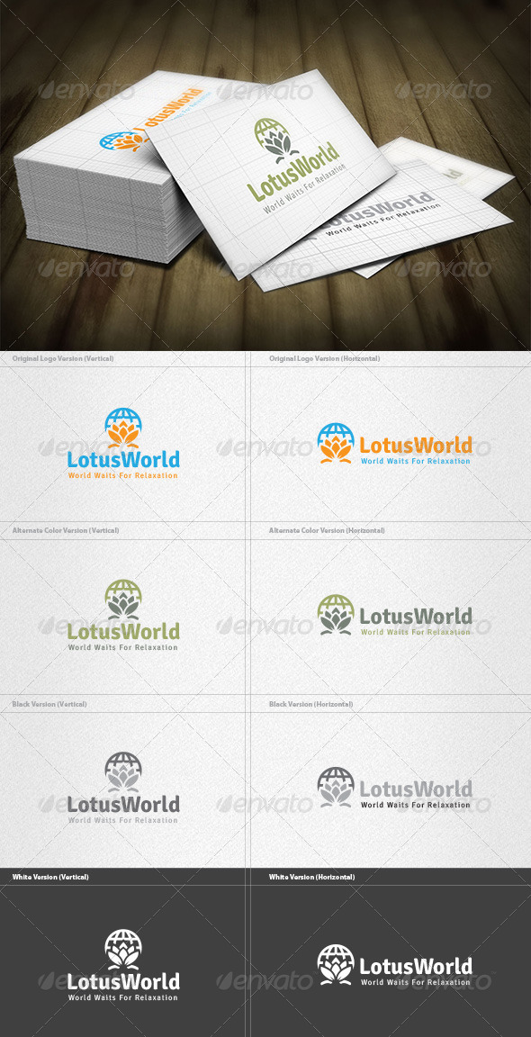 Lotus World Logo - Symbols Logo Templates