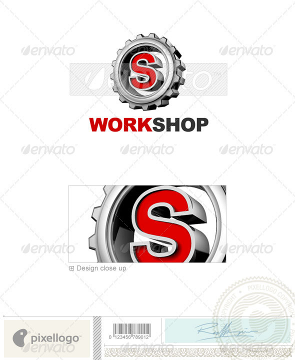 S Logo - 3D-292-S - Letters Logo Templates