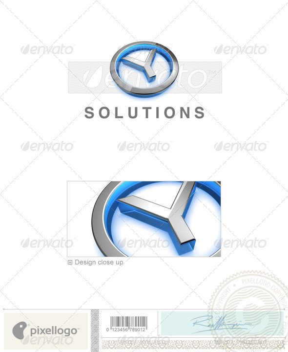 Y Logo - 3D-683-Y - Letters Logo Templates