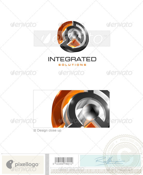 Technology Logo - 3D-70 - 3d Abstract