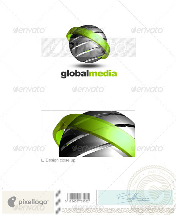 Communications Logo - 3D-156 - 3d Abstract