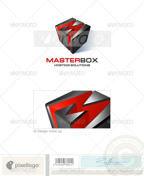 Technology Logo - 3D-109 - 3d Abstract