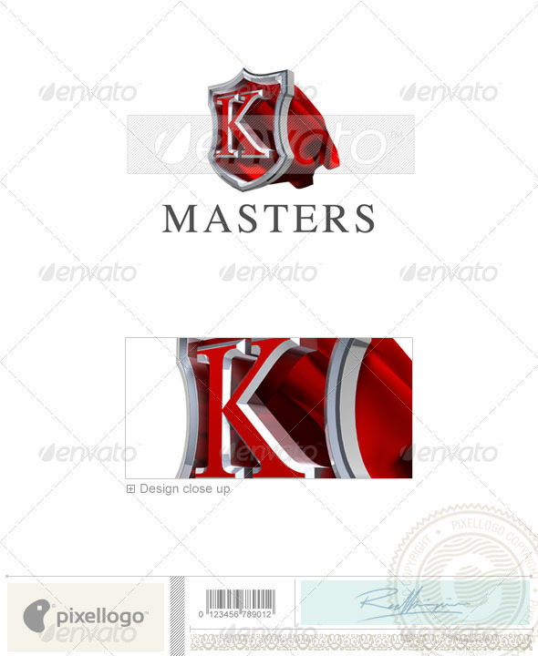 K Logo - 3D-259-K - Letters Logo Templates