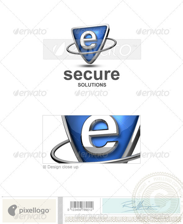 E Logo - 3D-285-E - Letters Logo Templates