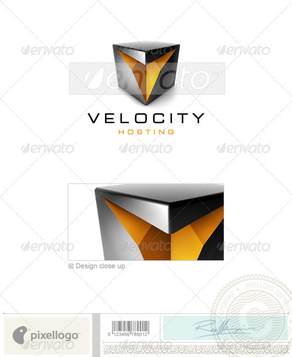 Technology Logo - 3D-470 - 3d Abstract