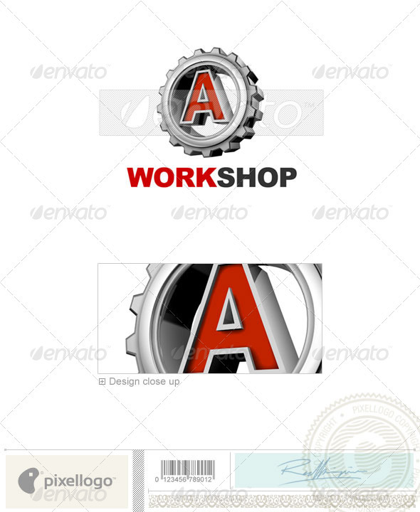 A Logo - 3D-292-A - Letters Logo Templates
