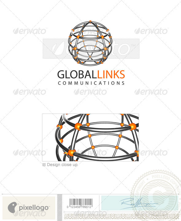 Communications Logo - 3D-20 - 3d Abstract