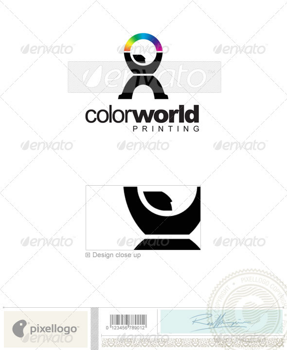 Print & Design Logo - 2213 - Vector Abstract