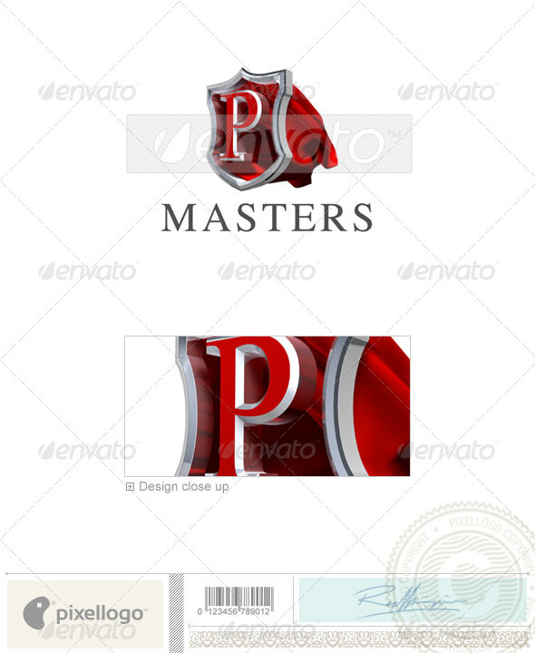 P Logo - 3D-259-P - Letters Logo Templates