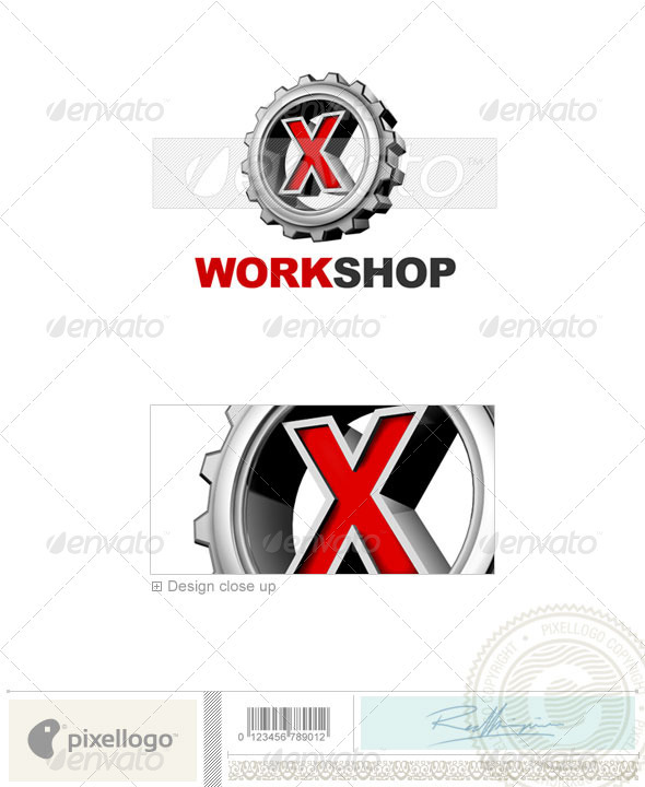 X Logo - 3D-292-X - Letters Logo Templates