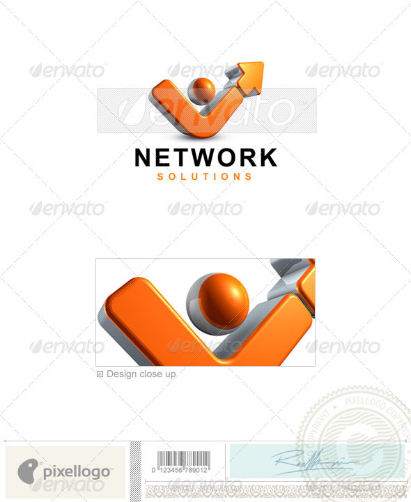 Business & Finance Logo - 3D-408 - 3d Abstract