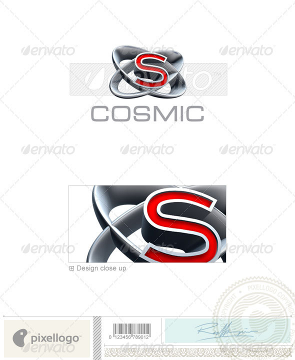 S Logo - 3D-348-S - Letters Logo Templates
