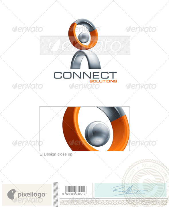 Communications Logo - 3D-384 - 3d Abstract