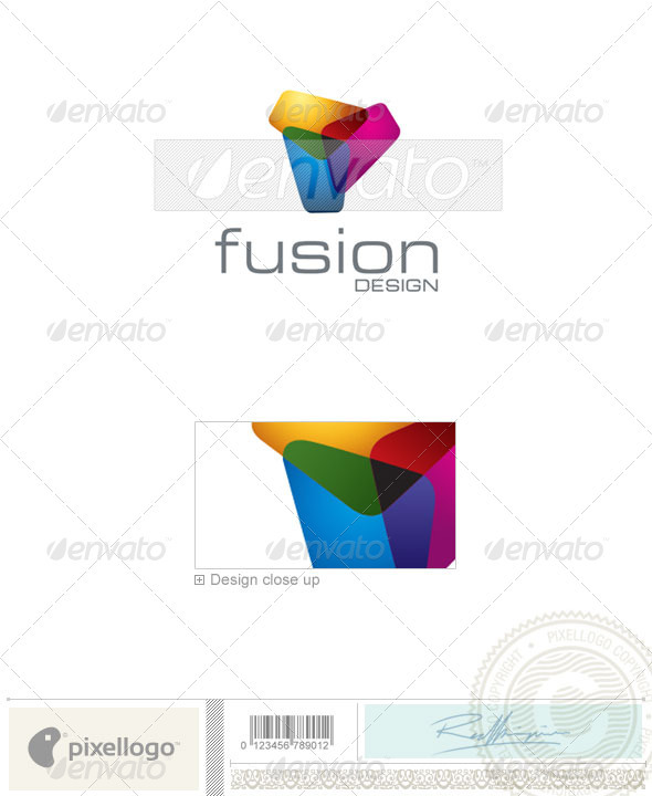 Print & Design Logo - 1672 - Vector Abstract