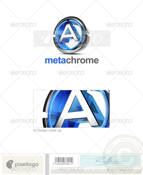 A Logo - 3D-476-A - Letters Logo Templates