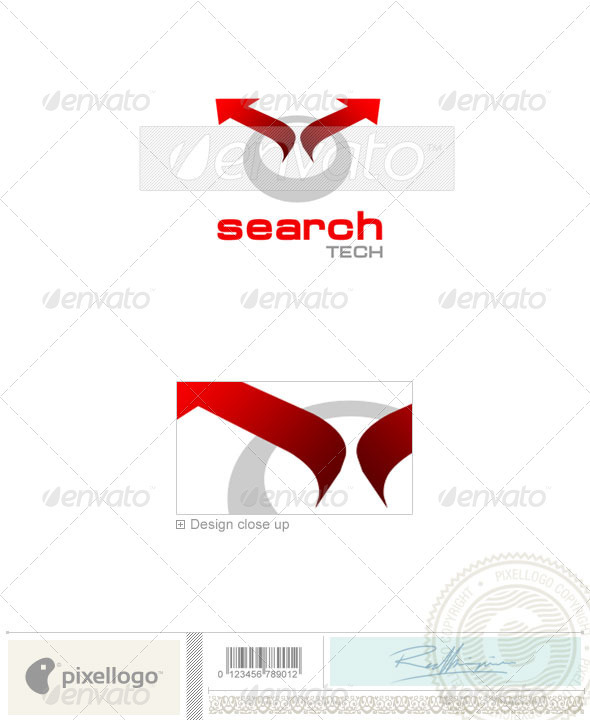 Technology Logo - 1081 - Vector Abstract