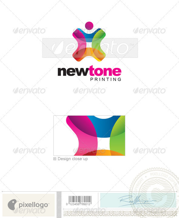 Print & Design Logo - 2183 - Vector Abstract