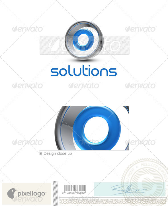 O Logo - 3D-288-O - Letters Logo Templates