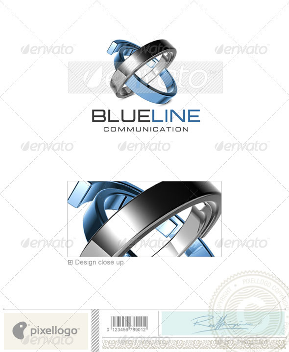 Communications Logo - 3D-435 - 3d Abstract