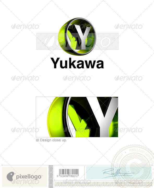 Y Logo - 3D-438-Y - Letters Logo Templates