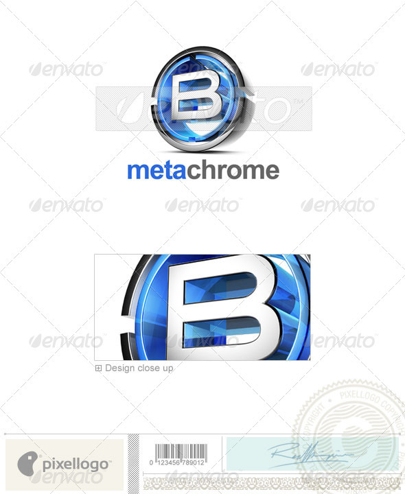 B Logo - 3D-476-B - Letters Logo Templates