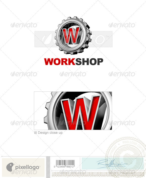 W Logo - 3D-292-W - Letters Logo Templates